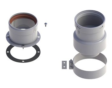 Адаптер разделительный двухблочный диам.80 (A) ROYAL THERMO RTF04.003