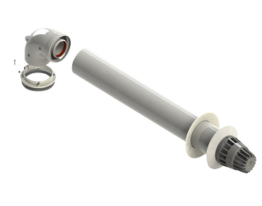 Комплект коаксиальный  O60/100L (El, Bs, F, NF, U) RTF11.001