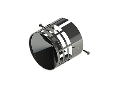 Оголовок дымохода O80 (Газ_Inox)/(50 шт. в уп.) RTF08.011