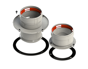 Адаптер разделительный двухблочный диам. 80 тип Coaxial (N) RTF04.007